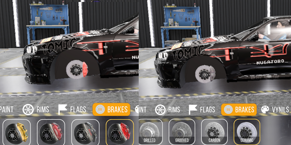 Coin Car/Mobil Koin + Caliper/Brakes